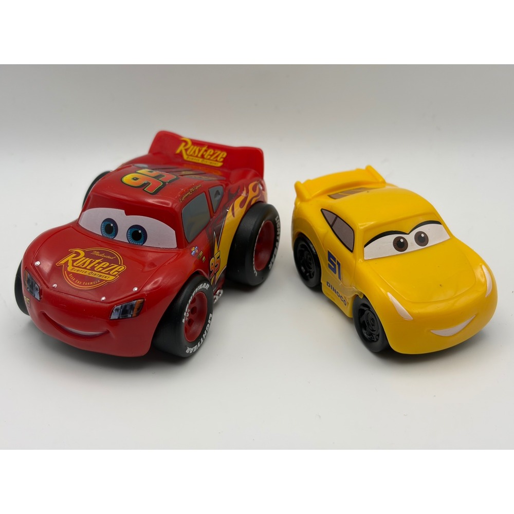Disney Pixar Cars Lightning McQueen & Cruz Ramirez Toy Vehicle Lot 2022 McDonald